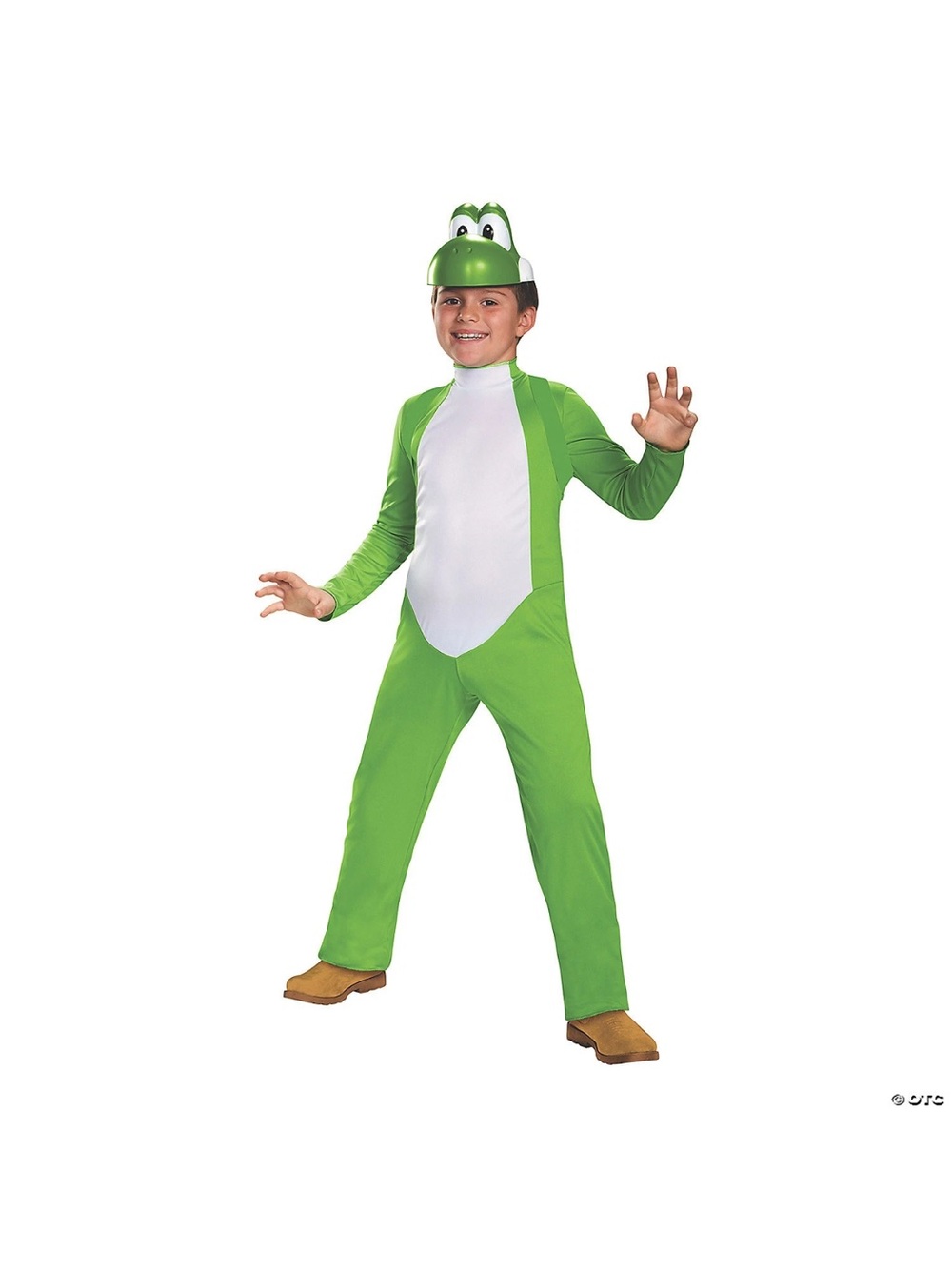 Yoshi Deluxe Costume, Official Nintendo Super Mario Costume, Kids Size small 4-6